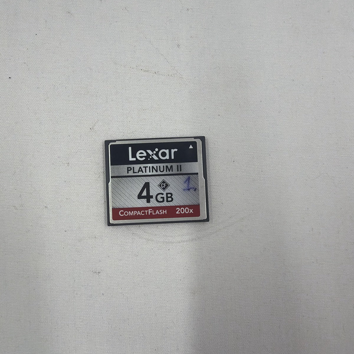 Used Lexar Platinum II 4GB CompactFlash 200x
