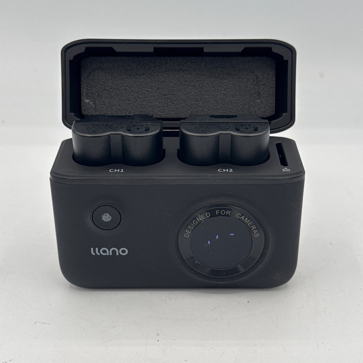 Used Llano LJN-CS008 NP-W235 Dual Camera Battery Fast Charger with 2 Batteries
