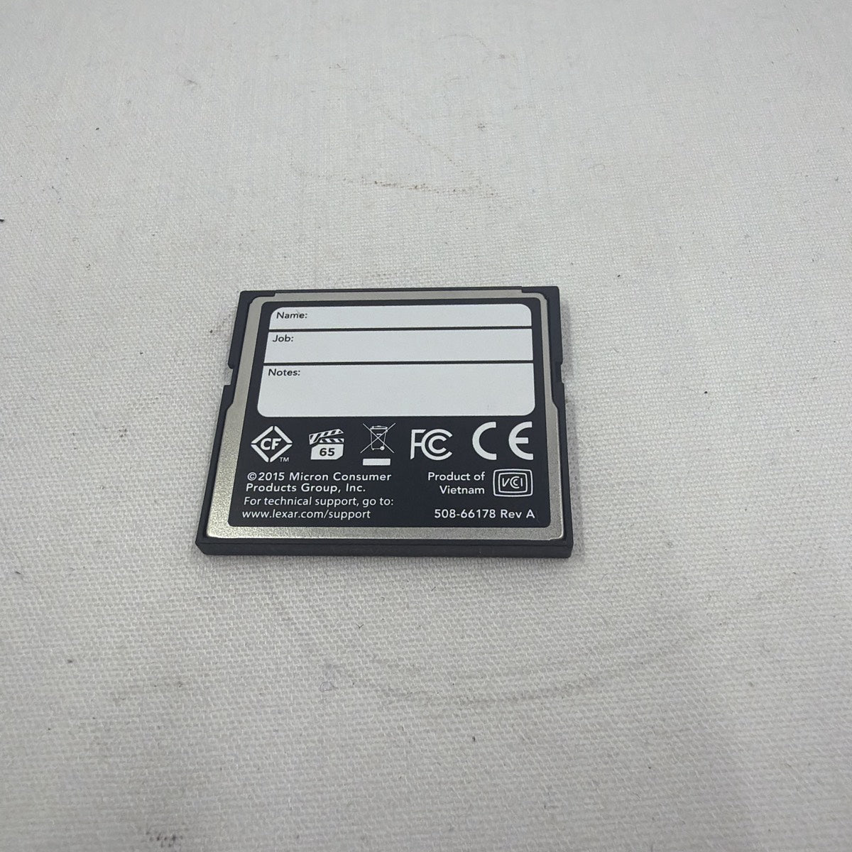 Used Lexar Professional 1066x CompactFlash 64GB
