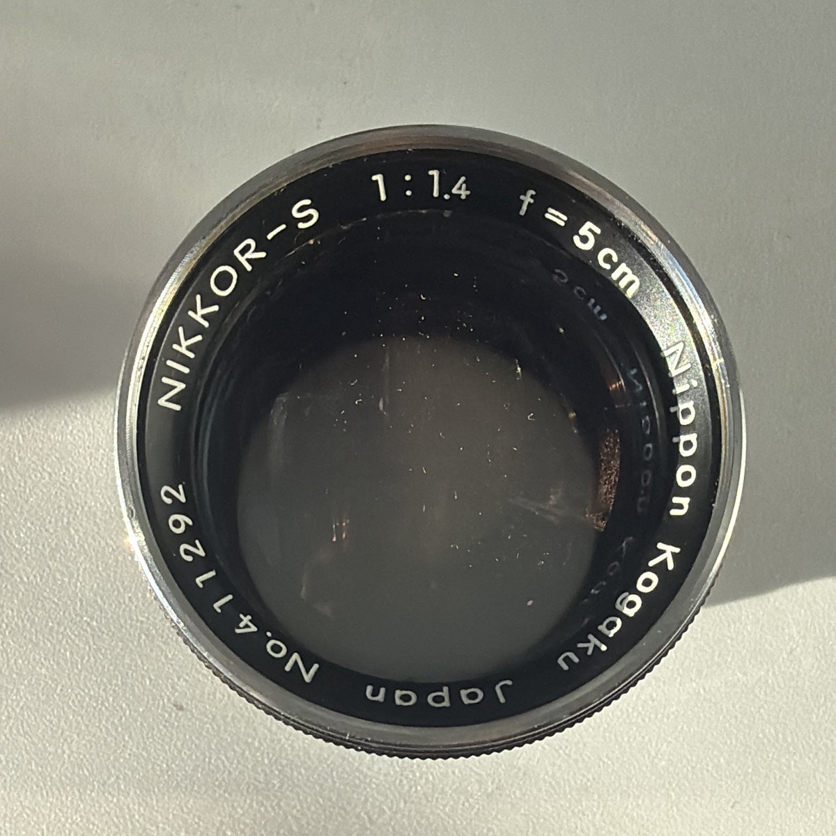 Used Nikon Nippon Kogaku Nikkor-S 50mm f/1.4 (5cm f/1.4) Lens