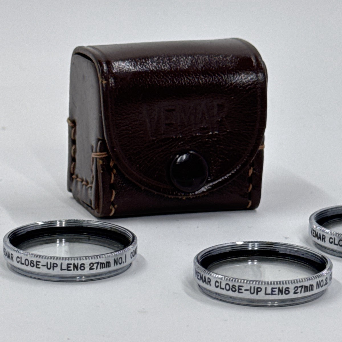 Used Vemar Close-Up Lens 27mm Set (No.1, No.2, No.3)