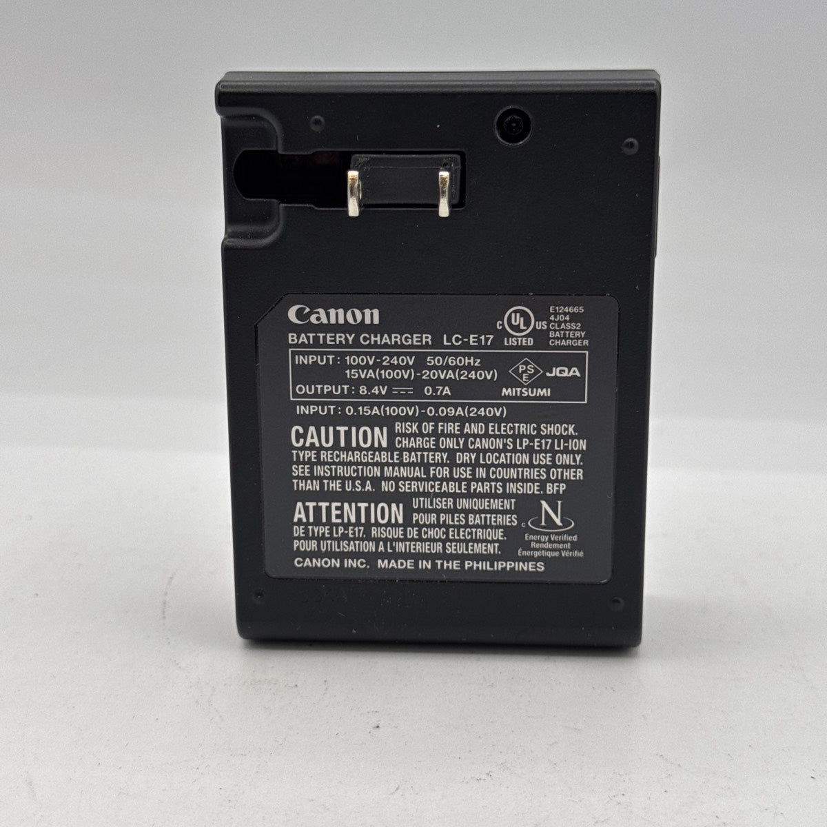 Used Canon LC-E17 Battery Charger