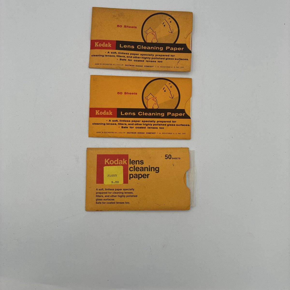 Used Kodak Lens Cleaning Paper