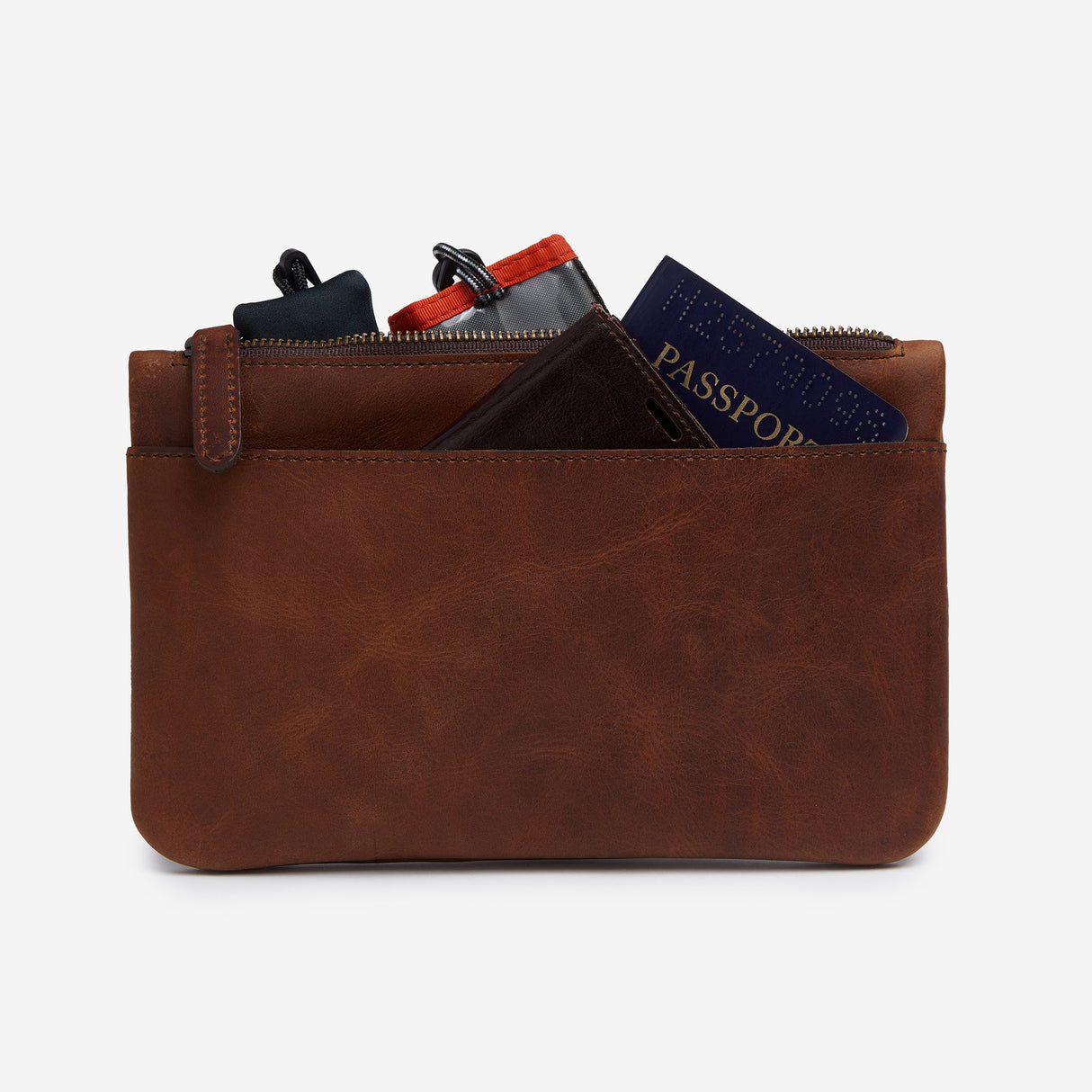 ONA Leather Pouch - Antique Cognac