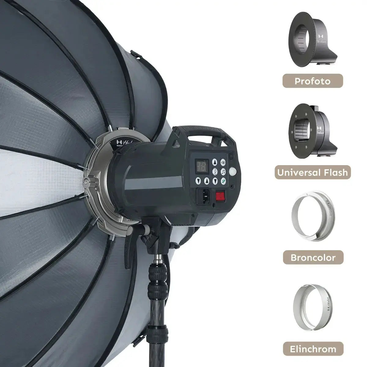 Harlowe Shallow Quick Release Softbox lighting 24in (60cm) /36in (90cm) /47in (120cm)