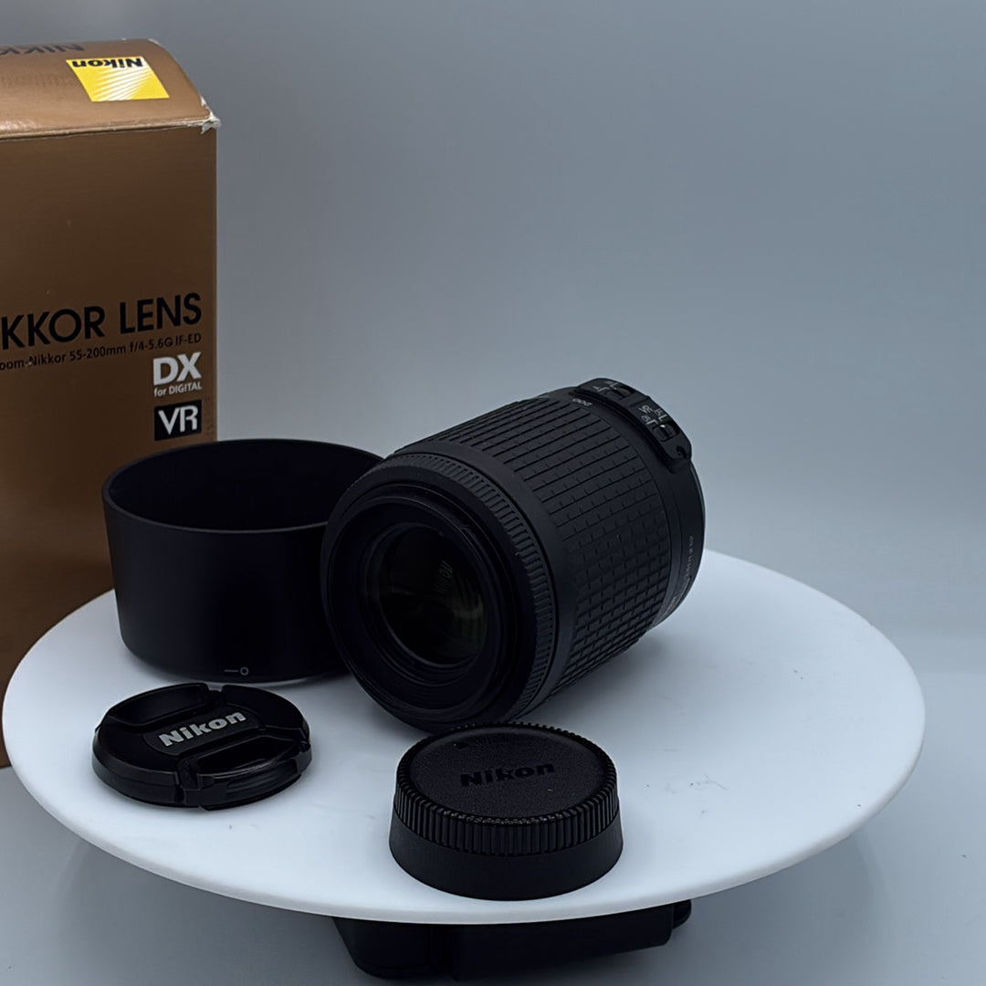 Used Nikon AF-S DX VR Zoom-Nikkor 55-200mm f/4-5.6G IF-ED Lens