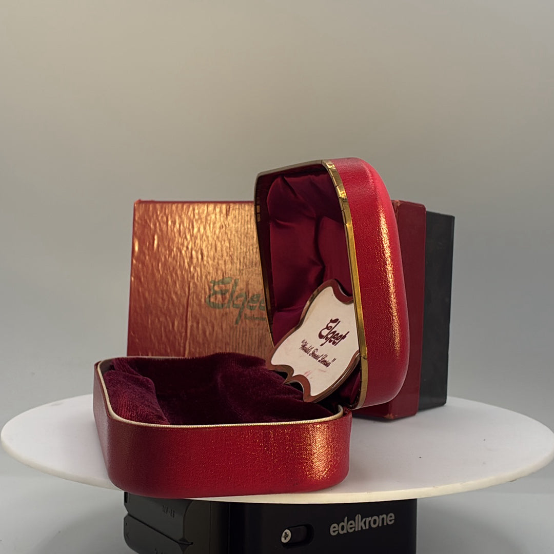 Used Elgeet lens case (empty presentation case, no lens)