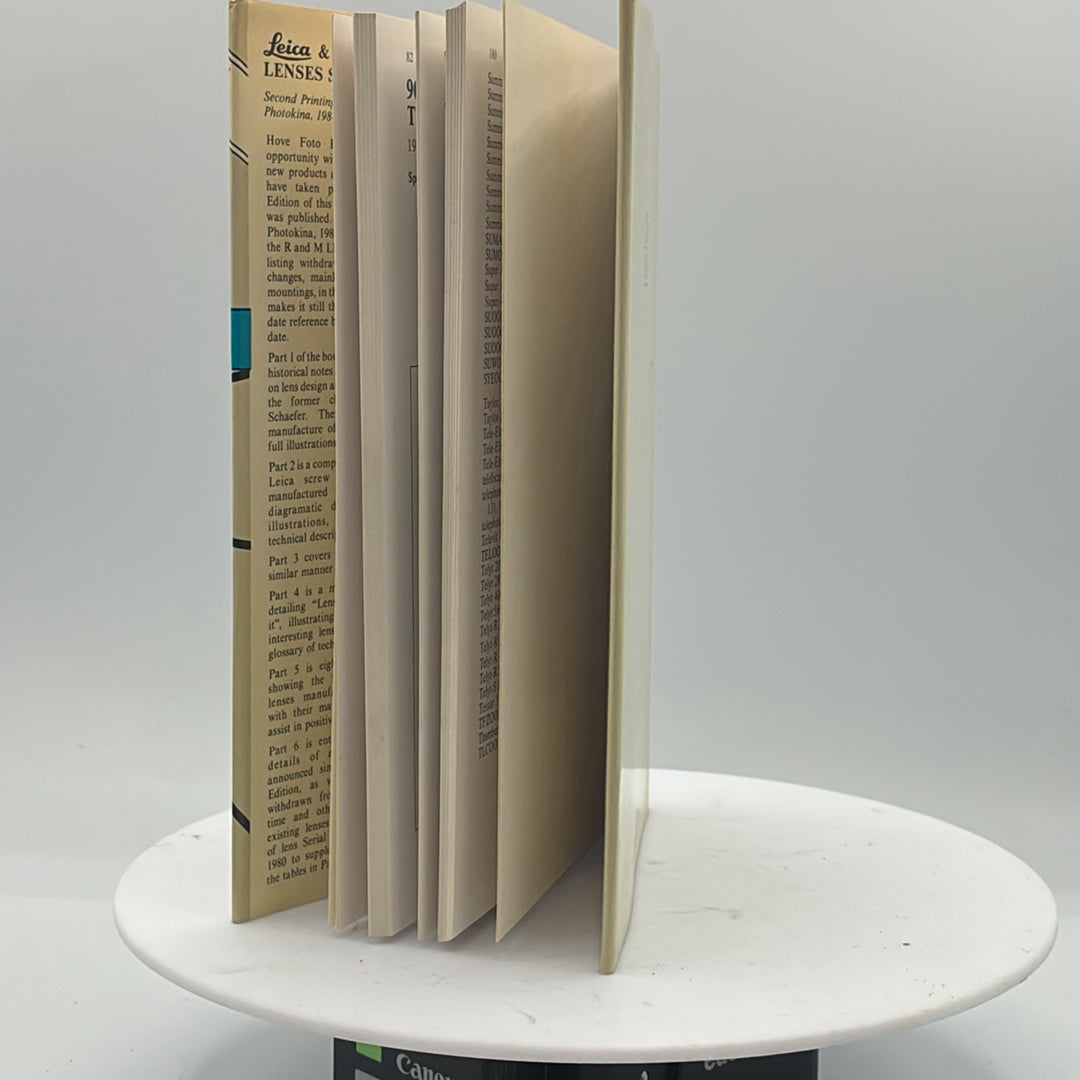 Used & Leicaflex Lenses by G. Rogliatti (2nd Edition)