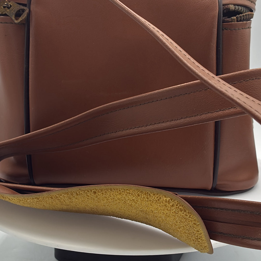 Used Fotopak leather camera bag