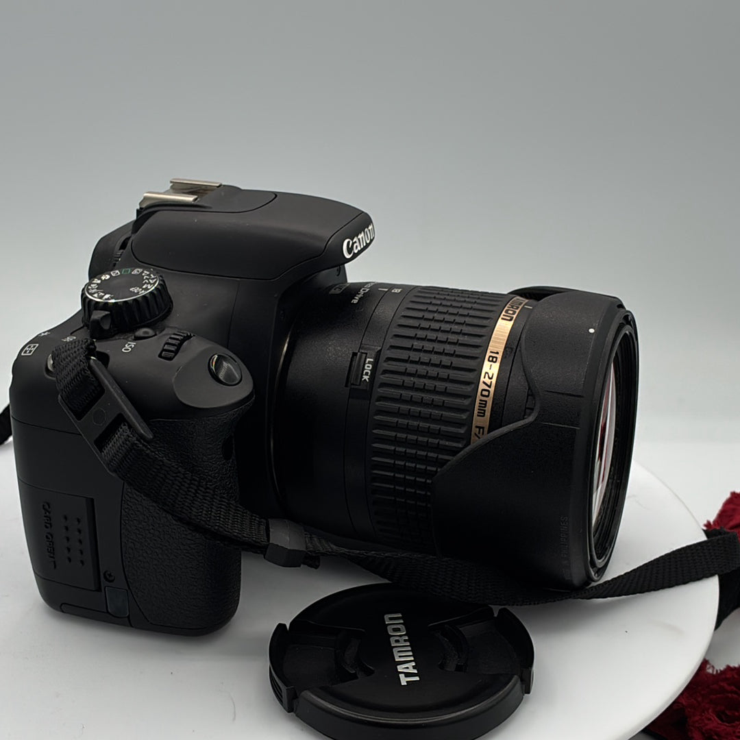Used Canon EOS Rebel T2i w/ Tamron 18-270mm Lens Camera