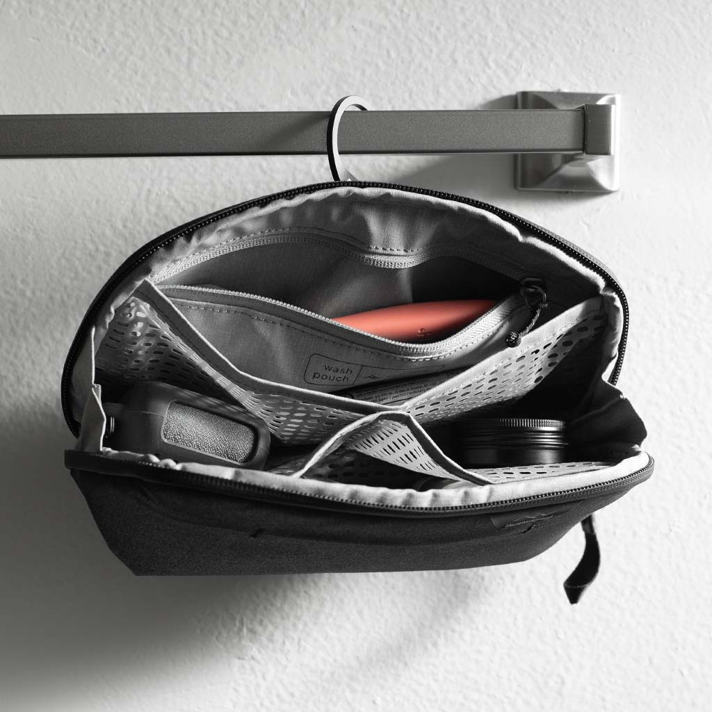 Small Wash Pouch | Black (PFAS)