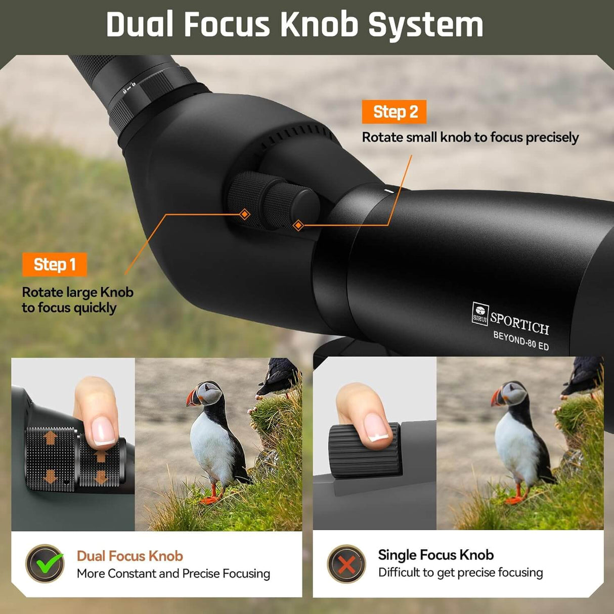 SIRUI Beyond S6080A Spotting Scopes For Hunting & Observation