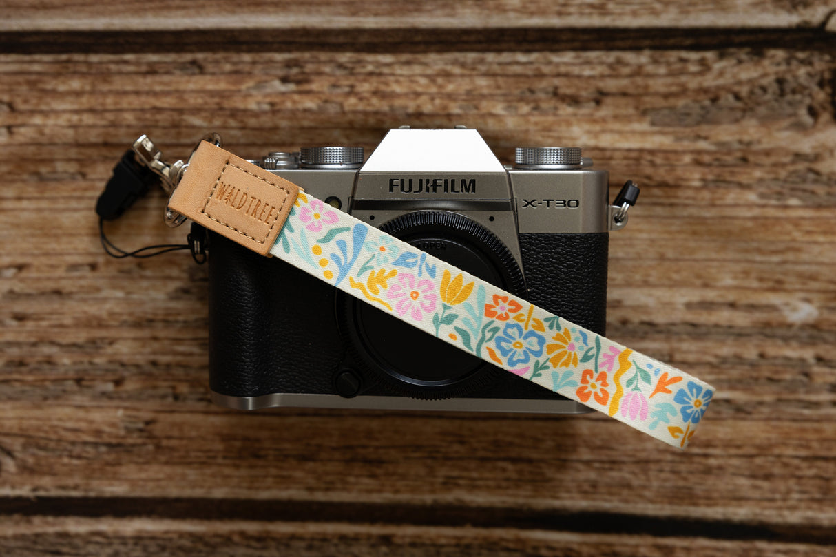 Summer Floral Wristlet Keychain
