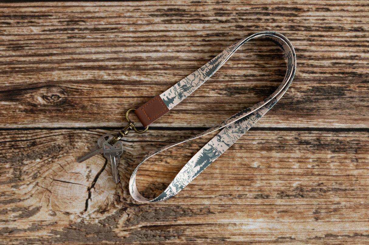 Woodland Landscape Neck Lanyard