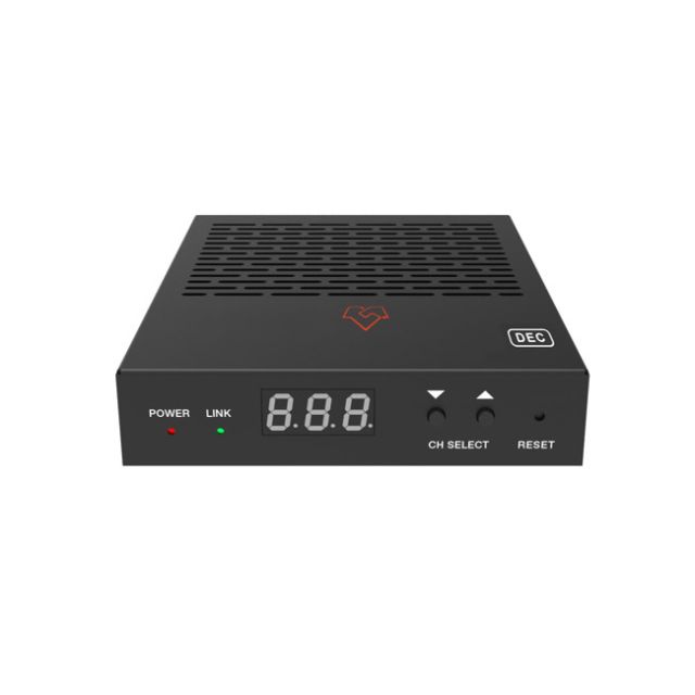 VigilLink 1G H.265 1080p@60HZ AVoIP Receiver with Videowall Processing
