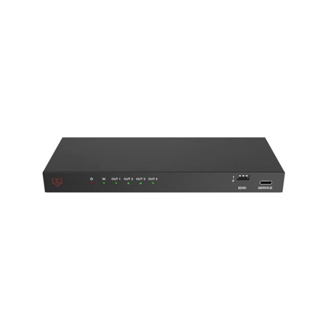 VigilLink 1x4 HDMI 2.1 Distribution Amplifier with Audio De-embedder (48Gbps)