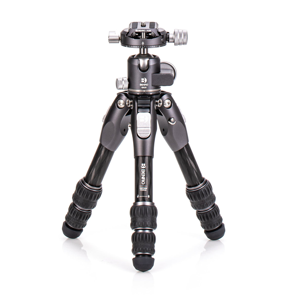 Benro Tortoise Columnless Tripod #0 Carbon Fiber TTOR03C+GX25 head, 3 sections