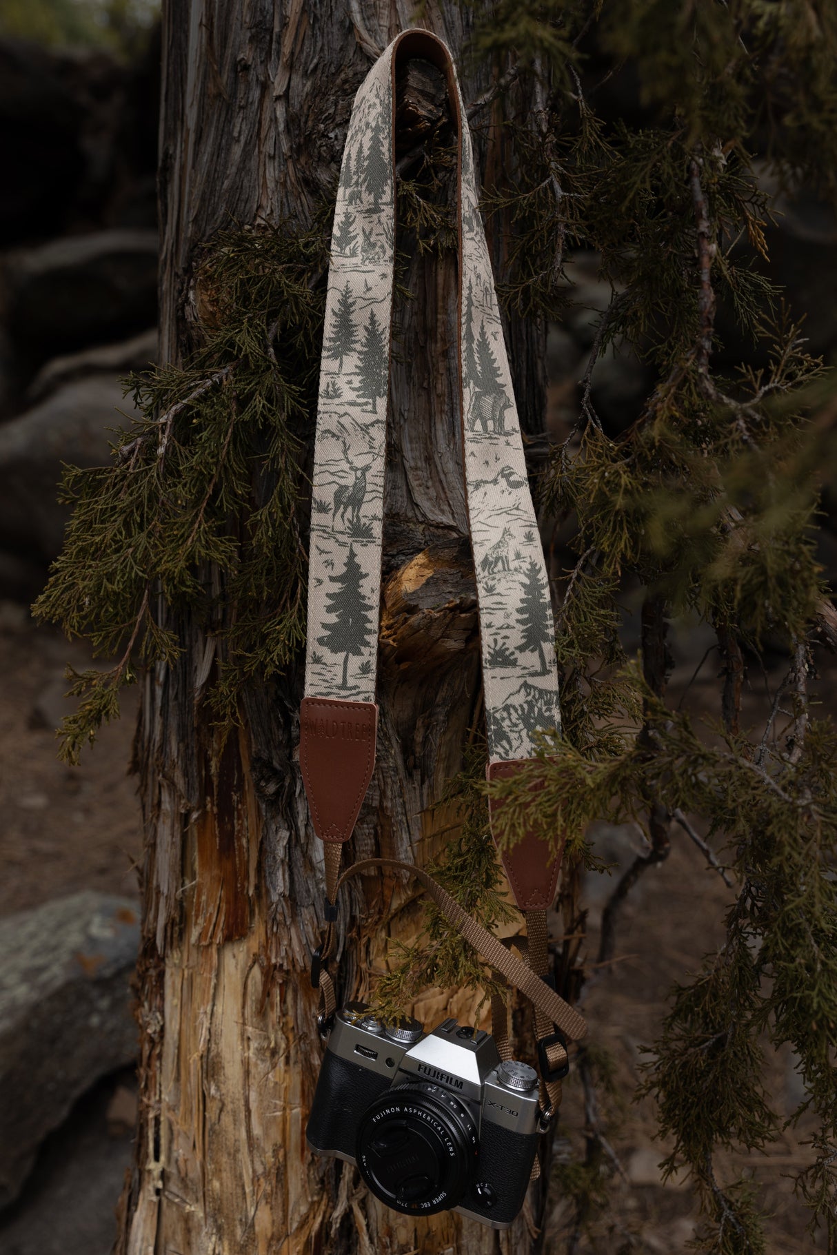 Woodland Landscape Camera Strap