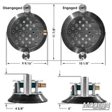 Modern Deluxe 10" Super Suction Cup with Cheese Plate and 1-1/4" Starters
