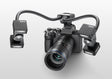 Godox MA2 Flexible Macro Twin Light — on camera
