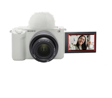 Sony Alpha ZV-E1 (ILCZVE1L-W) Full-frame Interchangeable Lens Mirrorless Vlog Camera with Lens Kit - Image 1