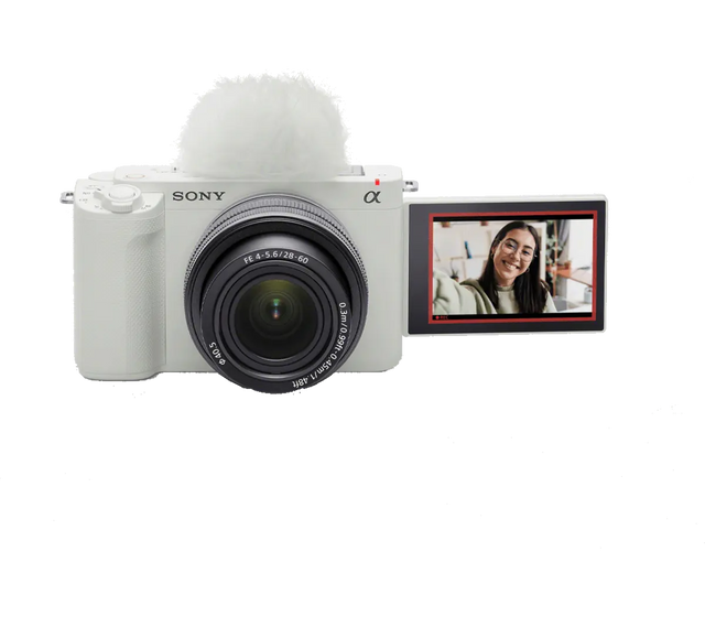 Sony Alpha ZV-E1 (ILCZVE1L-W) Full-frame Interchangeable Lens Mirrorless Vlog Camera with Lens Kit - Image 1