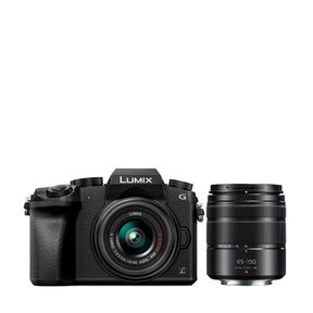 Panasonic LUMIX G7 4K Digital Camera with 14-42mm and 45-150mm Lenses - Image 1