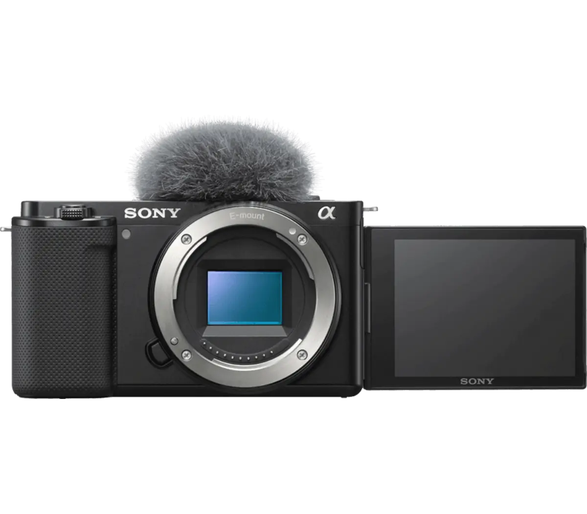 Sony Alpha ZV-E10 (ILCZVE10-B) APS-C Interchangeable Lens Vlog Camera with 24MP and 4K/30p - Image 1