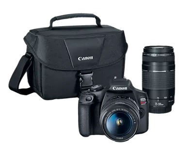 Canon EOS Rebel T7 Double Zoom Lens Kit - Image 1