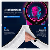 NEEWER NS18 18 Inch Collapsible Softbox Diffuser for Ring Lights