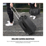 NEEWER 22"x14"x10” 2-in-1 Trolley Backpack