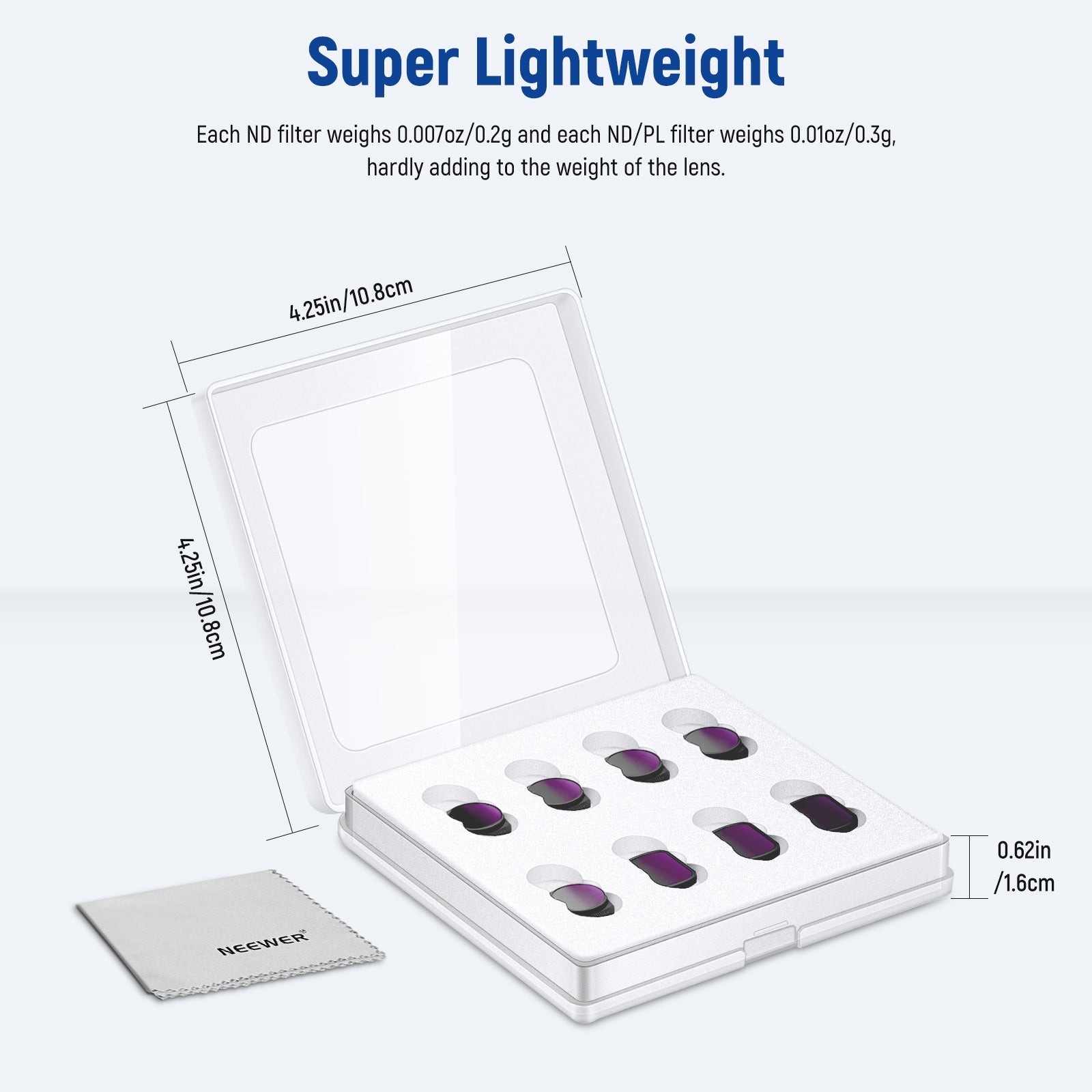 Neewer FL-A11 Magnetic Lens Filter Kit for DJI Osmo Pocket