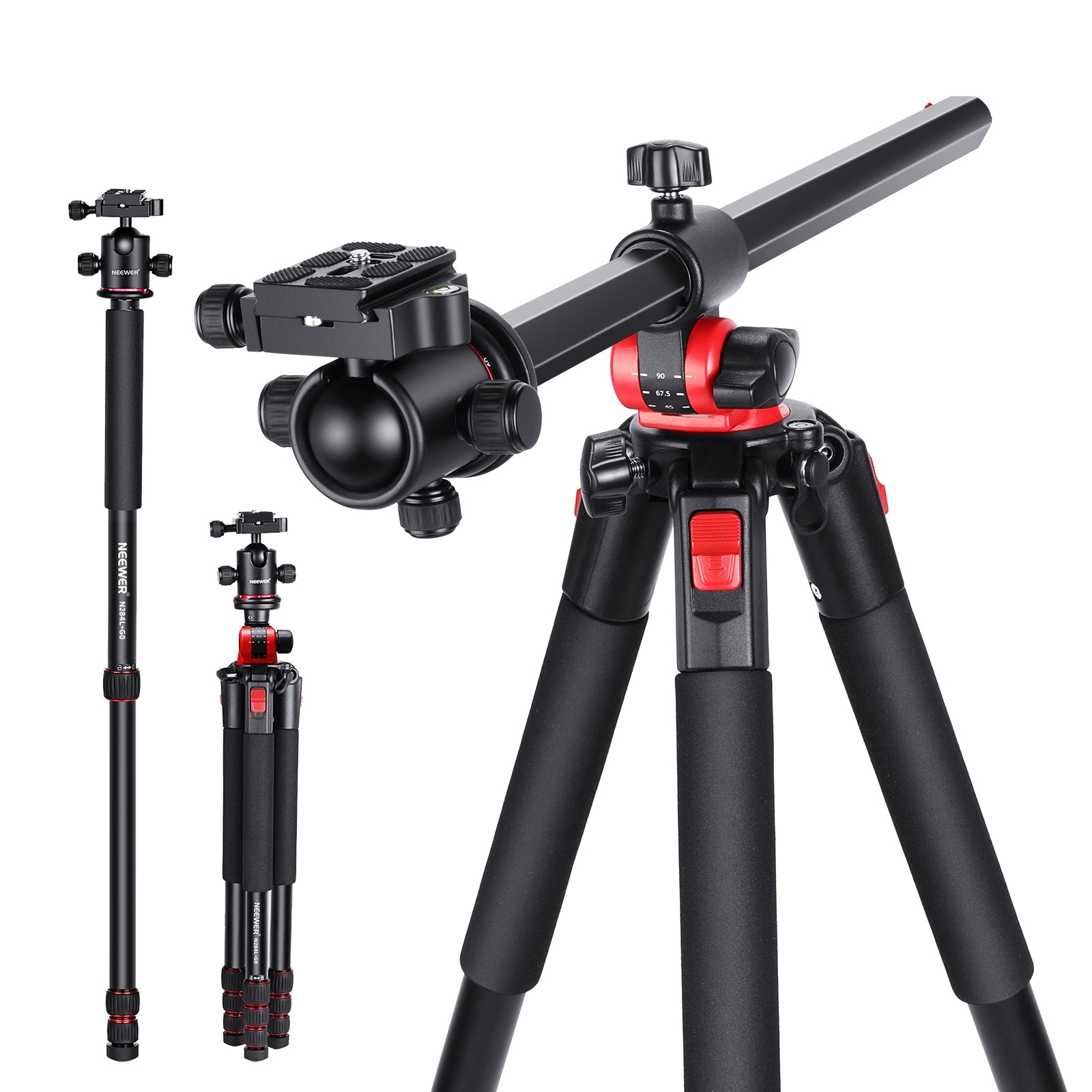 NEEWER N284L+G0 Camera Tripod Monopod – IMPULSE