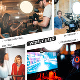 NEEWER NL-360ARC 18" 70W Ultra Thin Bi-Color Round LED Light