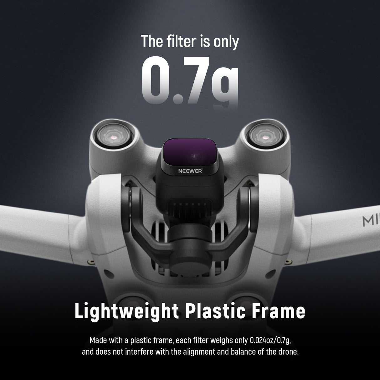 NEEWER Plastic ND Filter Set for DJI Mini 3/Mini 3 Pro