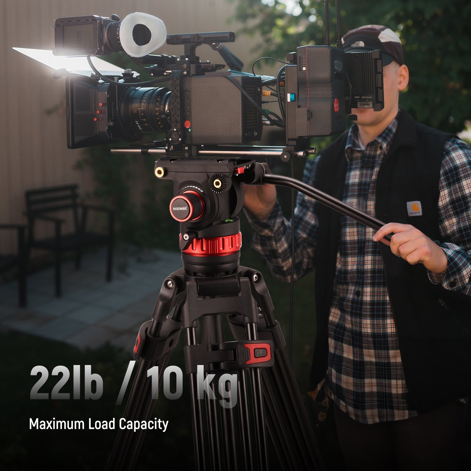 Neewer TP75 Video Tripod - Thumbnail 5