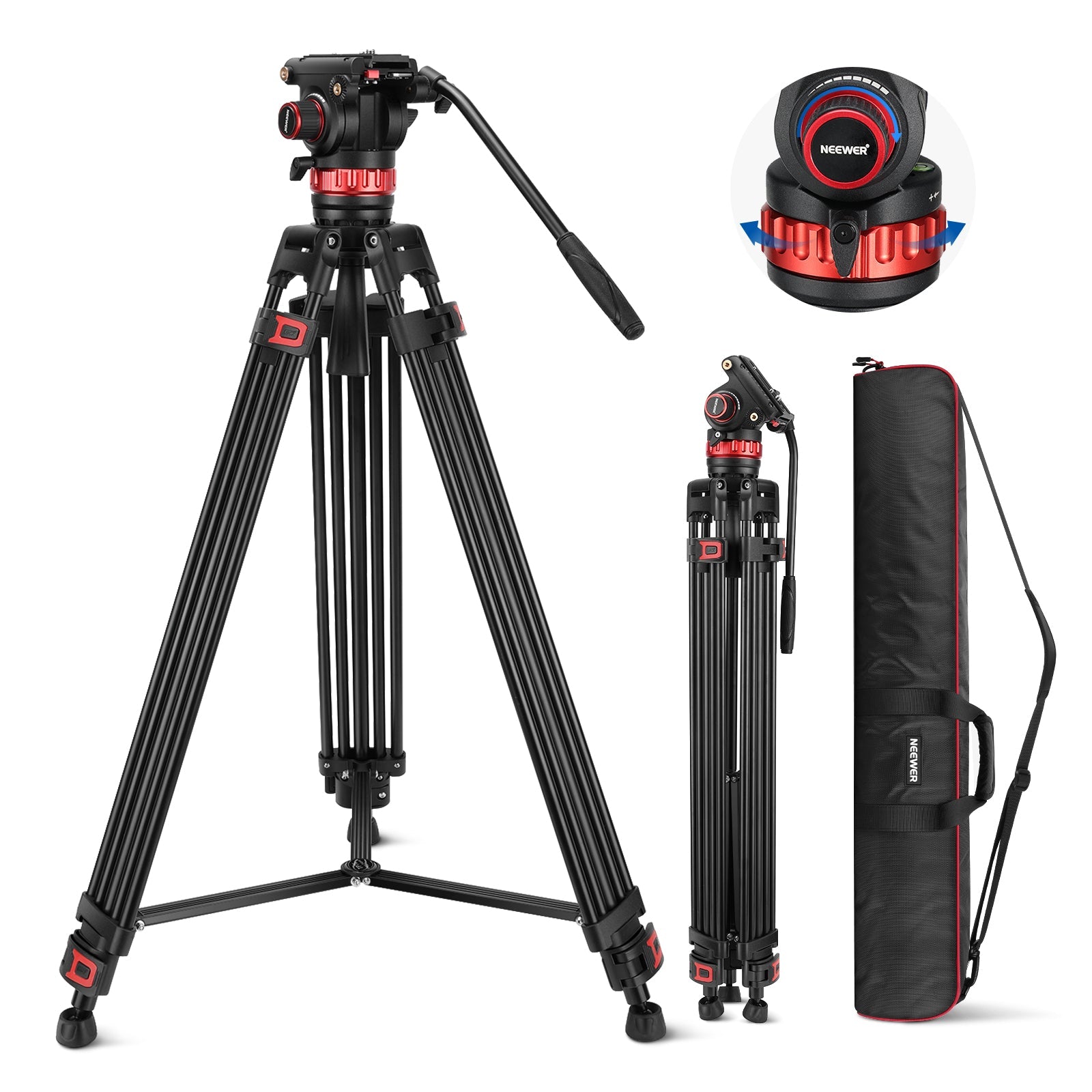 Neewer TP75 Video Tripod