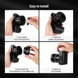 NEEWER LS-27 22mm Macro Lens with Adapter Ring For Sony