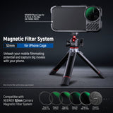 NEEWER 52mm Magnetic Effect Filters for iPhone 14 13 12 Cage with M Lens Mount