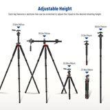 NEEWER TP27 73.6" Horizontal Tripod