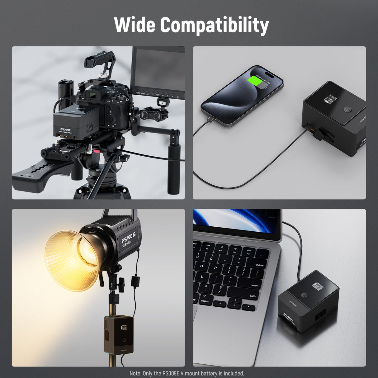 NEEWER PS099E Mini 6800mAh 14.5V 99Wh V Mount Battery