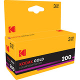 Kodak Gold 200 35mm Film — 24 Exposures, 3-Pack