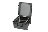 SKB iSeries Case with Removable 10U Shallow Rack Cage, TSA Locks, Wheels