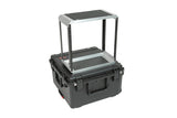 SKB iSeries Case with Removable 10U Shallow Rack Cage, TSA Locks, Wheels