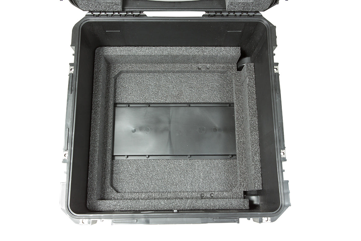 SKB iSeries Case with Removable 10U Shallow Rack Cage, TSA Locks, Wheels