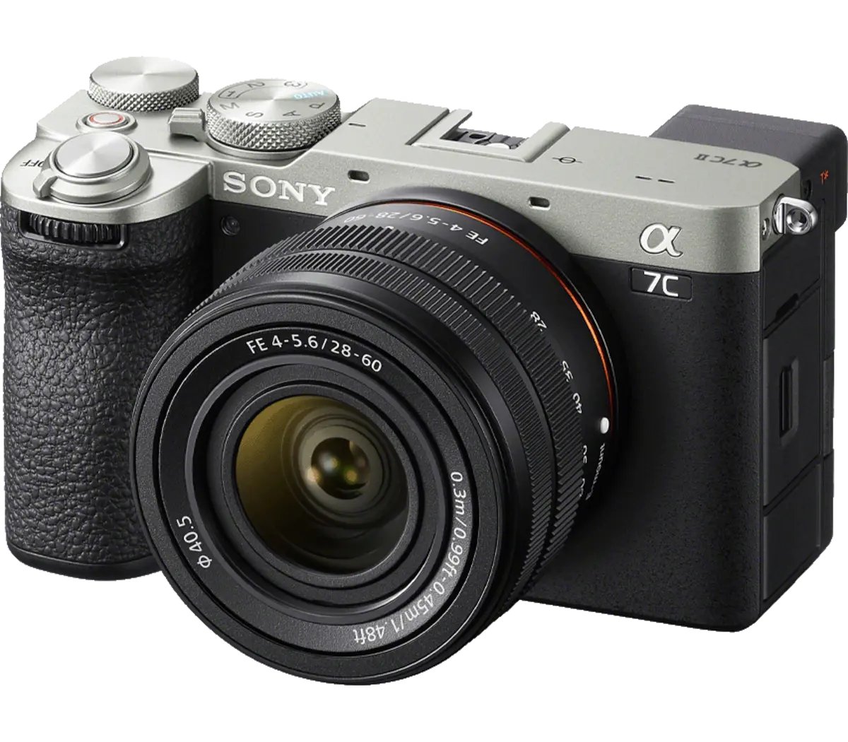 Sony Alpha 7C II Mirrorless Camera with FE 28-60mm f/4-5.6 Lens Kit (Silver) - Image 1