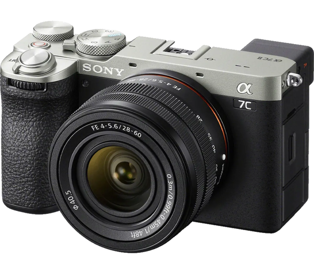 Sony Alpha 7C II Mirrorless Camera with FE 28-60mm f/4-5.6 Lens Kit (Silver) - Image 1