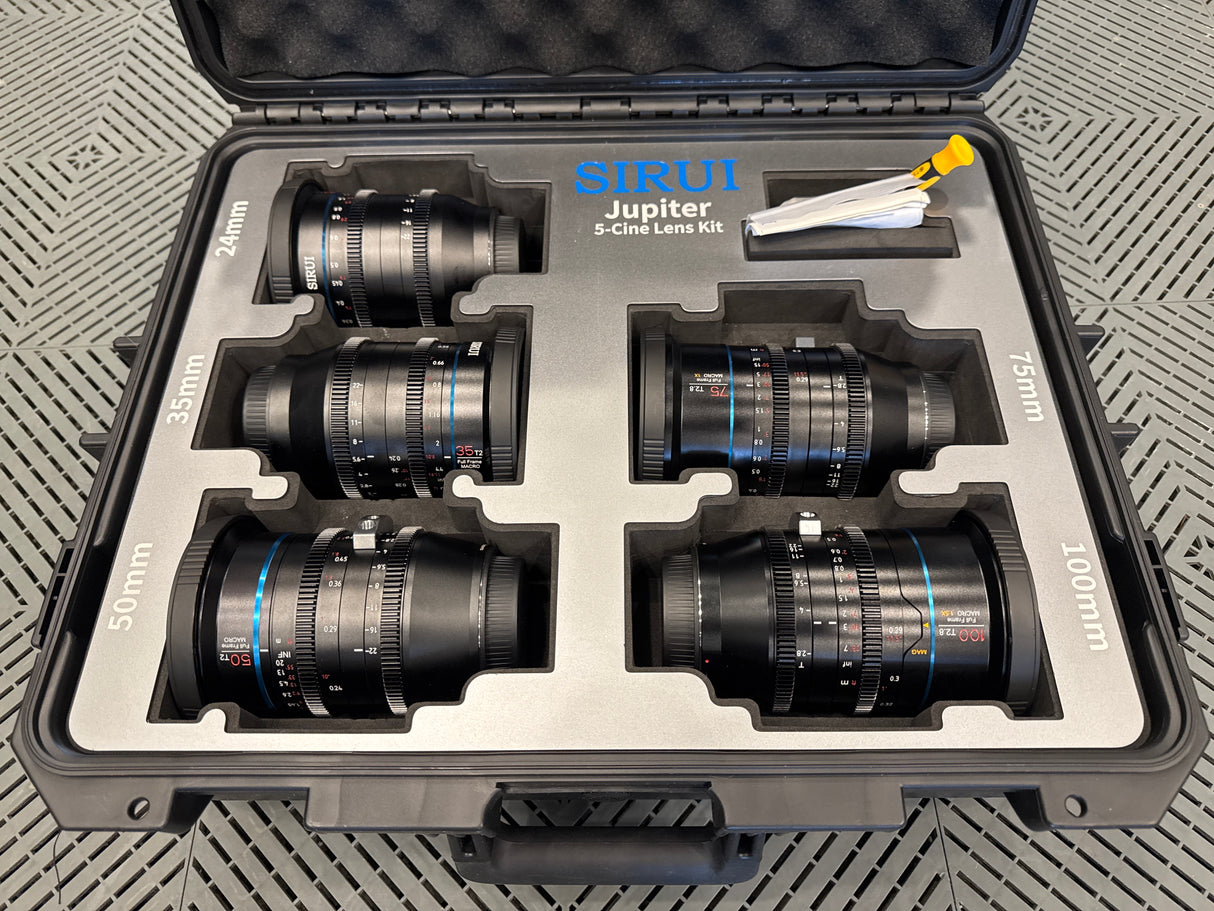 (USED) Sirui Jupiter 5 Cine Lens Kit EF-Mount
