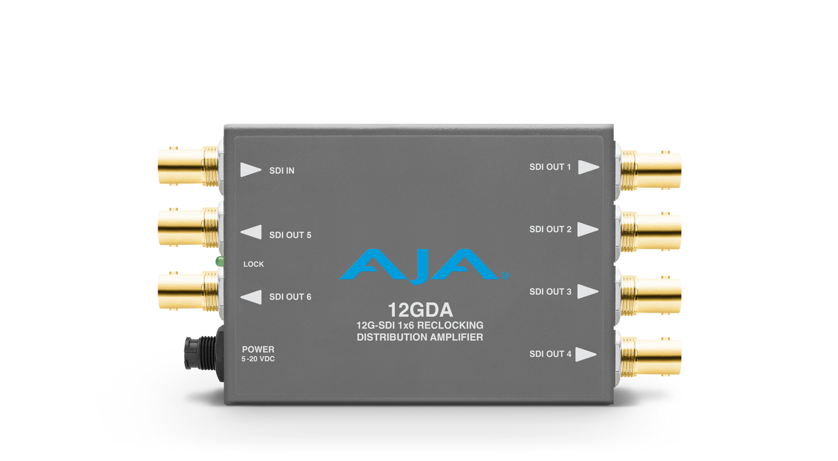 AJA 12GDA 12G-SDI 1x6 Distribution Amplifier