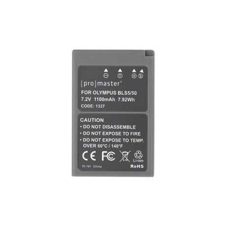 ProMaster Li-ion Battery for Olympus BLS-5 | BLS-50 - Image 3
